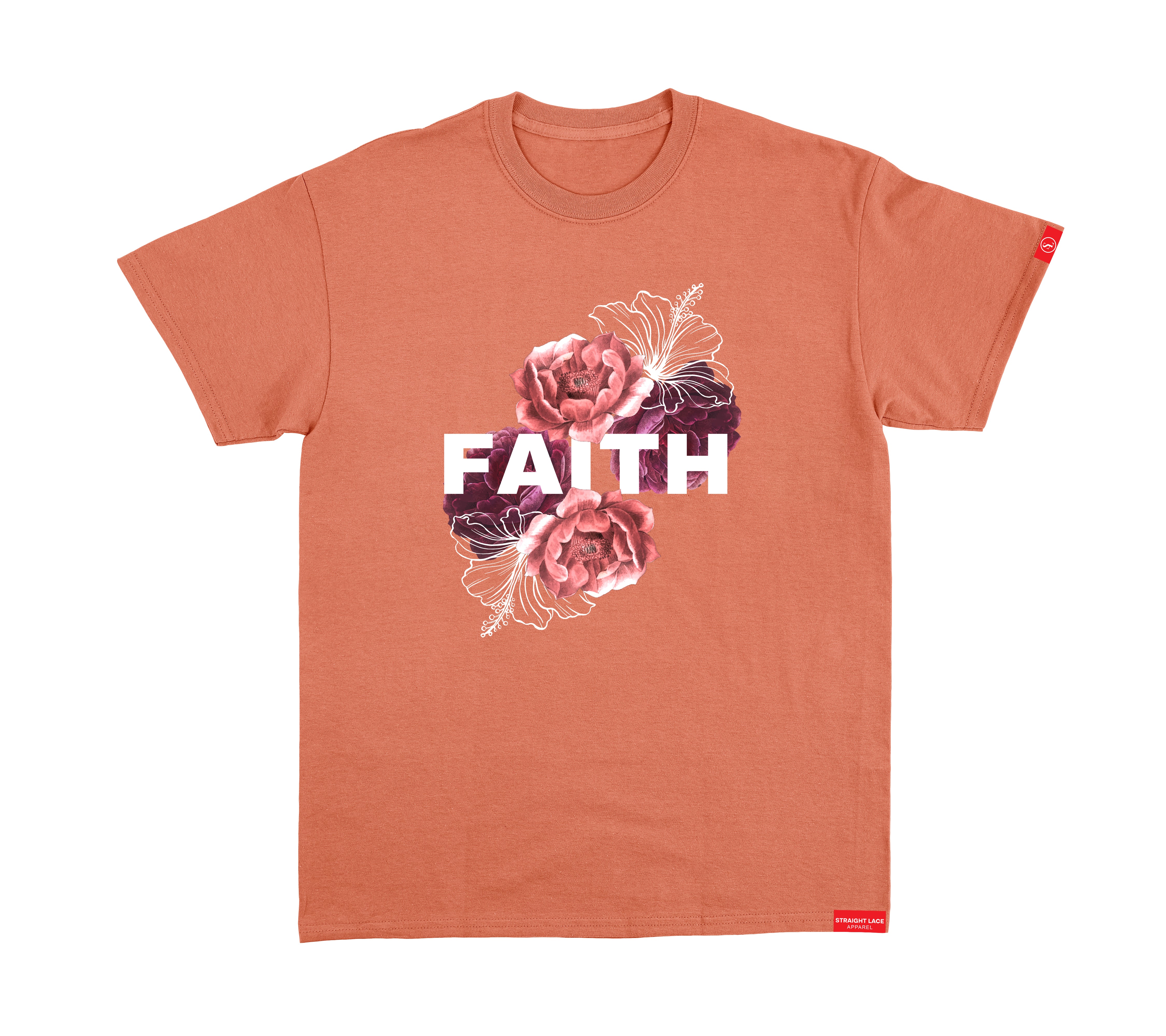 FAITH STRAIGHT LACE T SHIRT (Classic Fit)