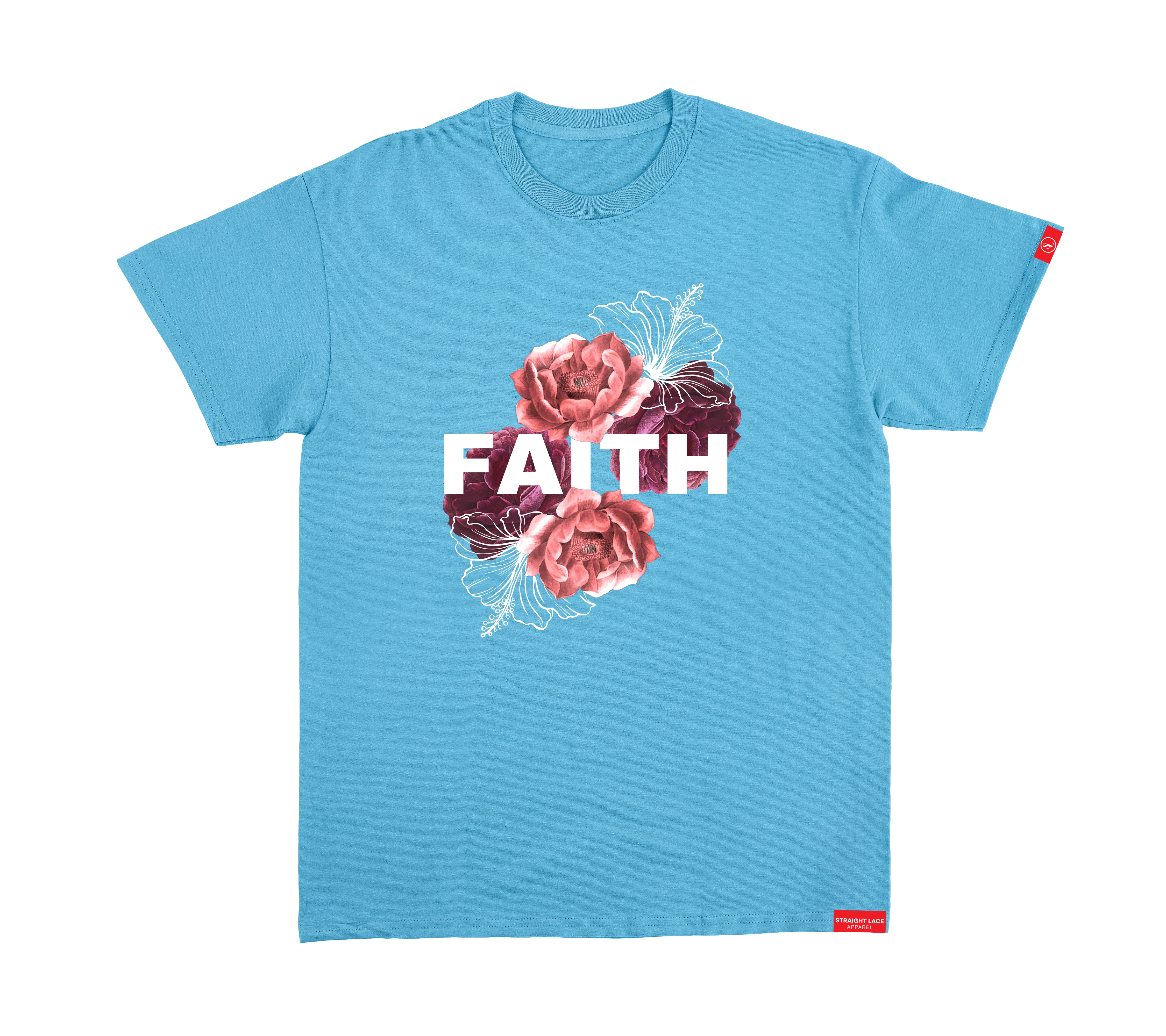 FAITH STRAIGHT LACE T SHIRT (Classic Fit)